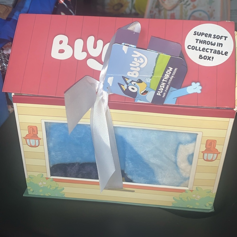 Bluey- plush throw